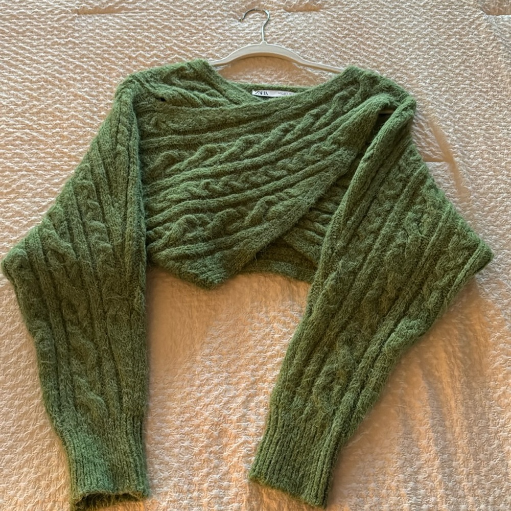 Zara cropped knitwear